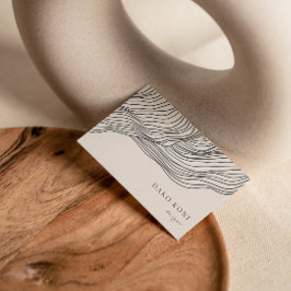 Cartão De Visita Mínimo elegante