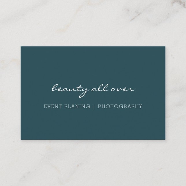 Cartão de visita mínimo moderno (Frente)