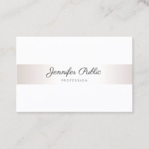 Cartão De Visita Mínimo Moderno Elegante Escrito Manualmente Profis