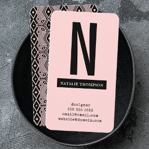 Cartão De Visita Mínimo moderno profissional de tendências simples