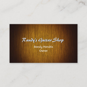 Cartão de visita Mínimo Personalizado de Madeira S