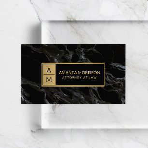 Cartão De Visita Mínimo profissional - Mínimo Macrolítico Preto