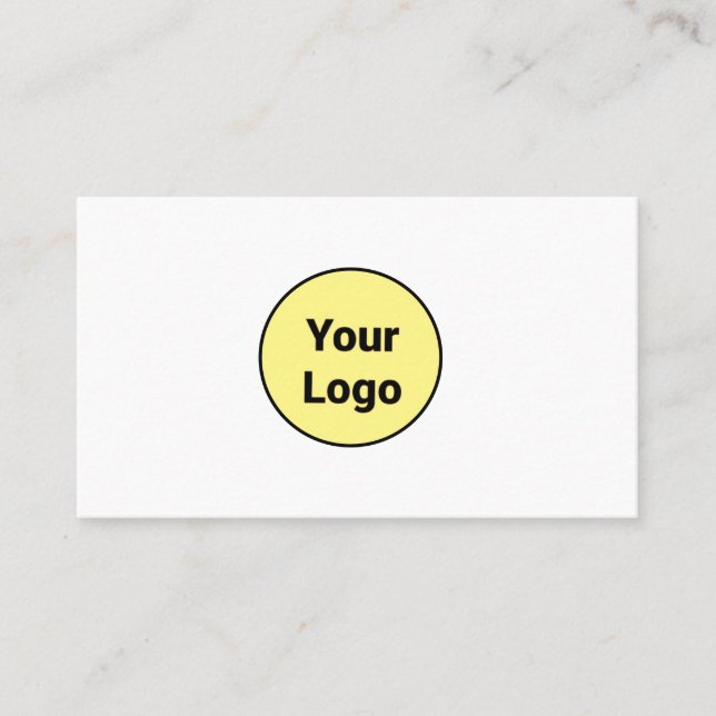 CARTÃO DE VISITA MÍNIMO SIMPLES ADICIONE O TEXTO PERSONALIZADO DO L (Frente)