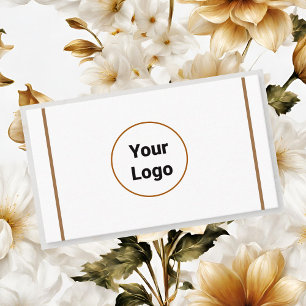 CARTÃO DE VISITA MÍNIMO SIMPLES ADICIONE O TEXTO PERSONALIZADO DO L