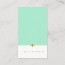 Mint branco legante Dourado