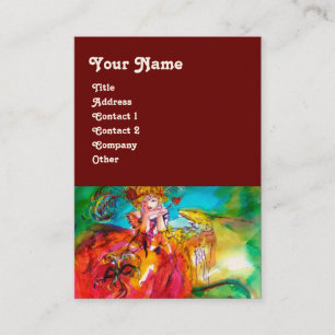 Cartão De Visita MIRANDOLINA / Artes performáticas, Designer de fan