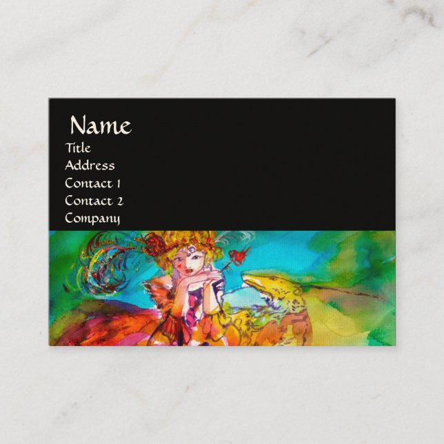 Cartão De Visita MIRANDOLINA / Artes performáticas, Designer de fan (Frente)