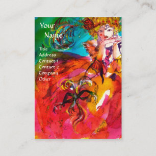 Cartão De Visita MIRANDOLINA / Artes performáticas, Designer de fan