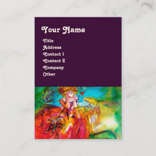 Cartão De Visita MIRANDOLINA / Artes performáticas, Designer de fan