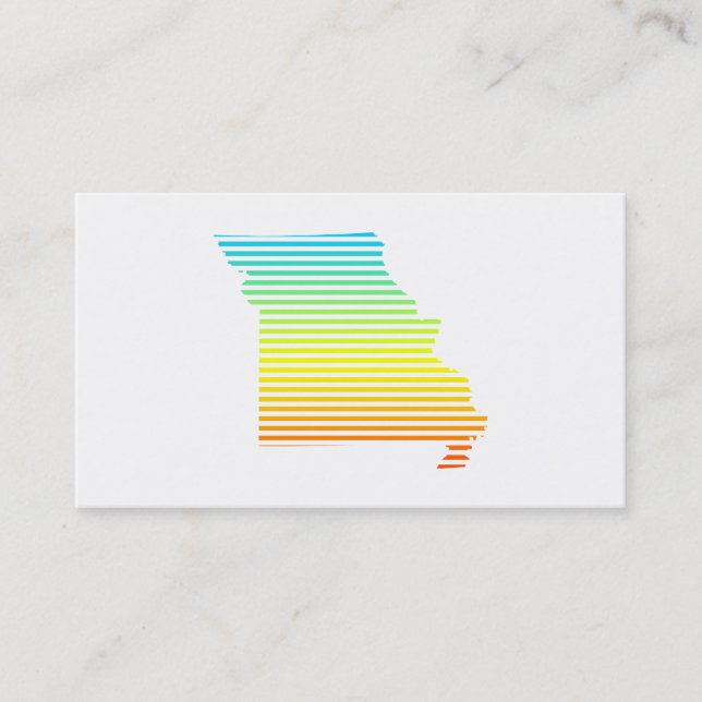 Cartão De Visita missouri chill fade (Frente)