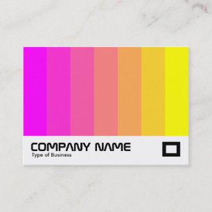 Cartão De Visita Mistura de cores - Magenta a amarelo