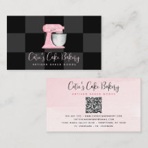 Misturador de Cozinha Rosa Corado Código QR Xadrez