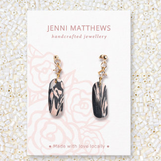 Cartão De Visita Misty Rose Bouquet - Tela cor-de-rosa com ressonân