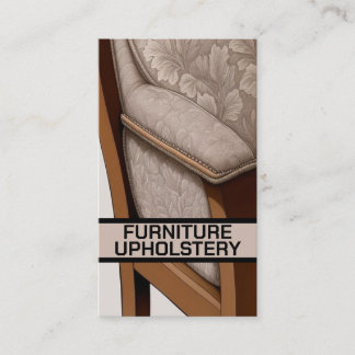 Cartão De Visita Mobília Upholsteria Cadeira Upholstered
