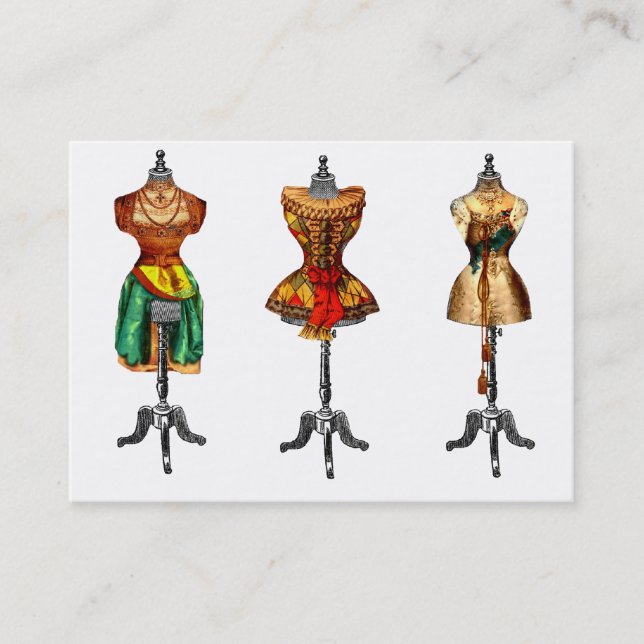 Cartão De Visita Moda/Cartão Seamstress - SRF (Frente)