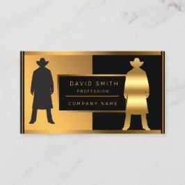 Cartão De Visita Moda Clássica De Luxo Adicione Seu Texto Para Ele