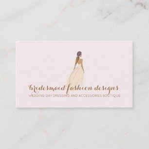 Cartão De Visita Moda para festa de casamento de damas de honra