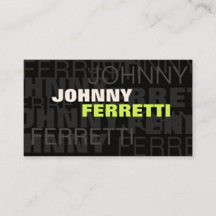 Cartão De Visita Moda viii