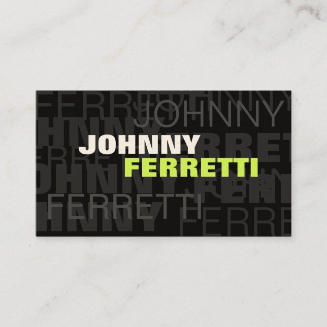 Cartão De Visita Moda viii (Frente)