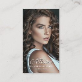 Cartão De Visita Model and Talent Business Card | QR Code