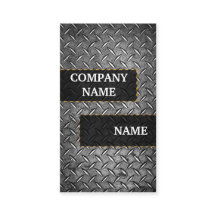 Model metal diamond card