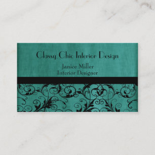 Cartão de visita modelado verde lavado do Aqua