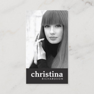 Cartão De Visita Modelagem e Atores Modernos Captura de Cabeça II