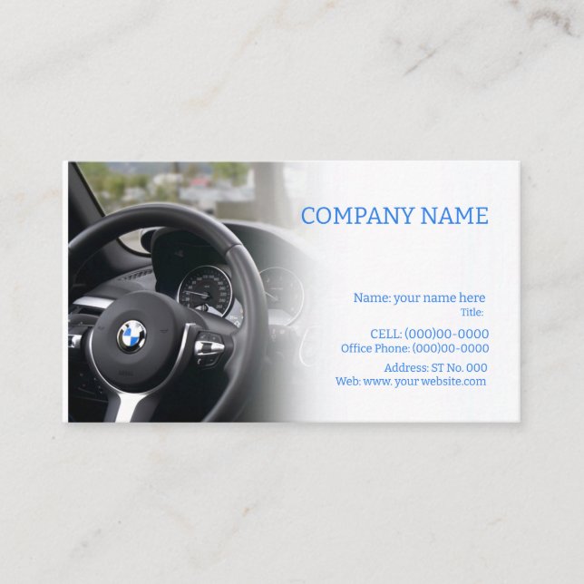 cartão de visita modelo (Frente)