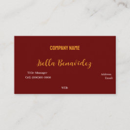 CARTÃO DE VISITA MODELO BÁSICO