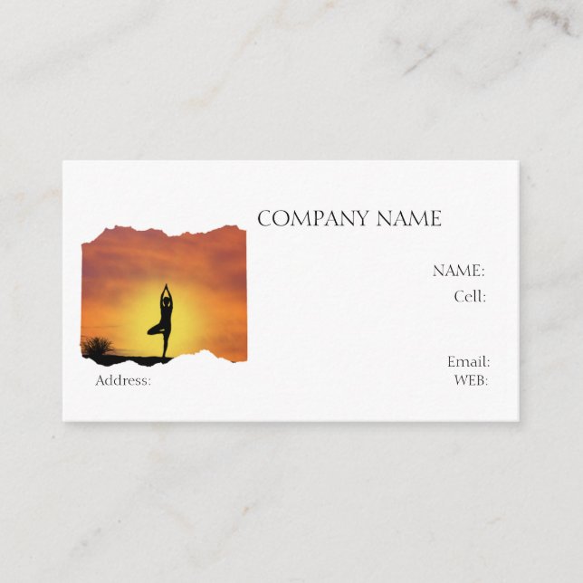 CARTÃO DE VISITA MODELO BÁSICO (Frente)