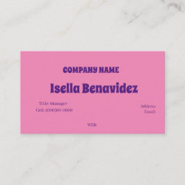 CARTÃO DE VISITA MODELO BÁSICO