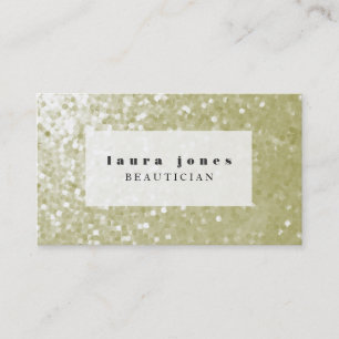 Cartão De Visita Modelo da forma do cabeleireiro dos Sequins do