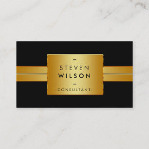 Cartão De Visita Modelo da placa retrorreflectora Elegante com faix