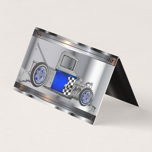 Cartão De Visita Modelo de caminhão de reboque (Frente)