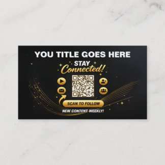 Cartão De Visita Modelo de Design de Código QR para Conexão por Lei