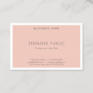 Cartão De Visita Modelo de Design simples criativo moderno de tend