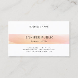 Cartão De Visita Modelo de Elegante Profissional Minimalista Modern