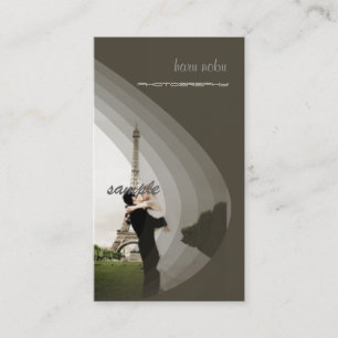 Cartão De Visita Modelo de foto, adicione seu