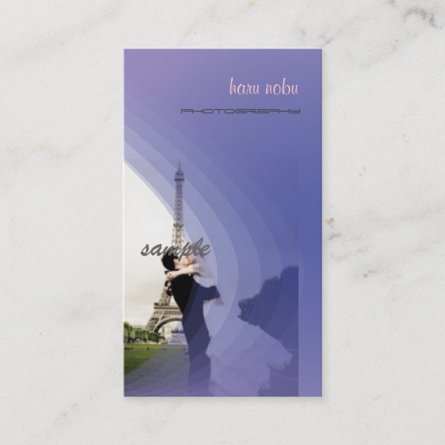 Cartão De Visita Modelo de foto, adicione seu (Frente)