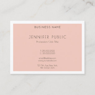 Cartão De Visita Modelo de tendências de Design simples e criativo 