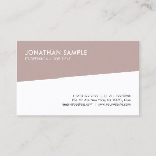 Cartão De Visita Modelo Design profissional elegante