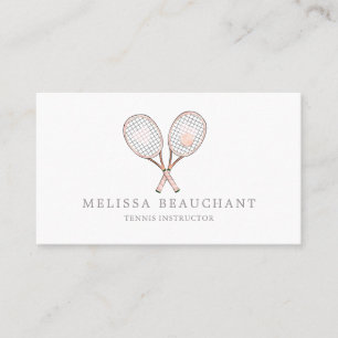 Cartão De Visita Modelo elegante feito sob encomenda do treinador