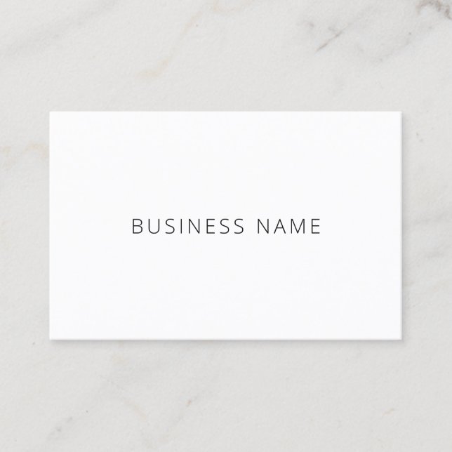 Cartão De Visita Modelo Elegante Mínimo Moderno Profissional (Frente)