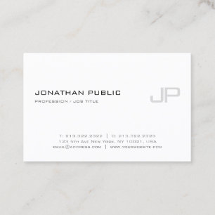 Cartão De Visita Modelo Elegante Profissional