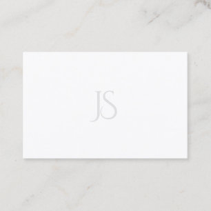 Cartão De Visita Modelo minimalista moderno elegante simples do