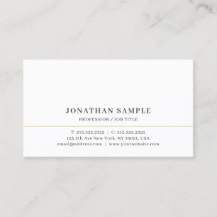 Cartão De Visita Modelo Personalizado Elegante Moderno Simples Prof