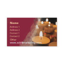 Modelo personalizável de velas