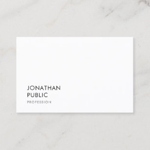 Cartão De Visita Modelo profissional moderno minimalista