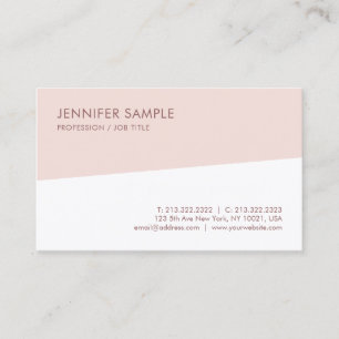 Cartão De Visita Modelo profissional simples moderno elegante na