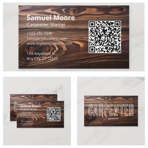 Cartão De Visita Modelos Carpinteiro Marceneiros Serraria